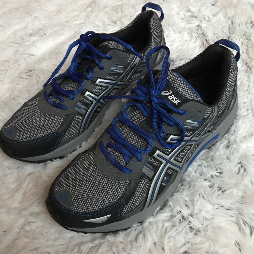 NWT ASICS Blue & Gray Athletic Shoes
